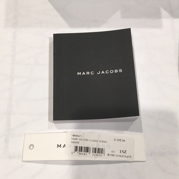 Marc Jacobs Classic STRAP, Rose Gold/Navy Watch